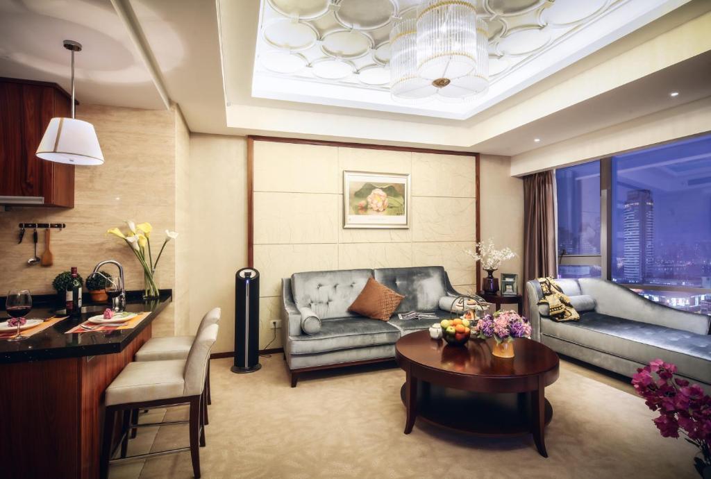 Yousu Hotel & Apartment Tianyi Square Yinyi Global Center Apartment Ningbo Zimmer foto