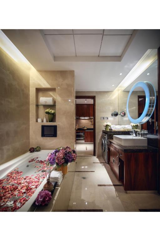 Yousu Hotel & Apartment Tianyi Square Yinyi Global Center Apartment Ningbo Zimmer foto