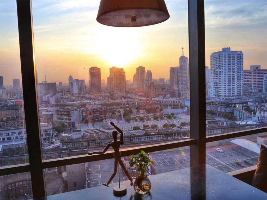Yousu Hotel & Apartment Tianyi Square Yinyi Global Center Apartment Ningbo Exterior foto